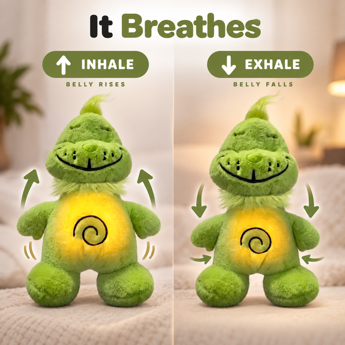Breathing Plush for Anxiety