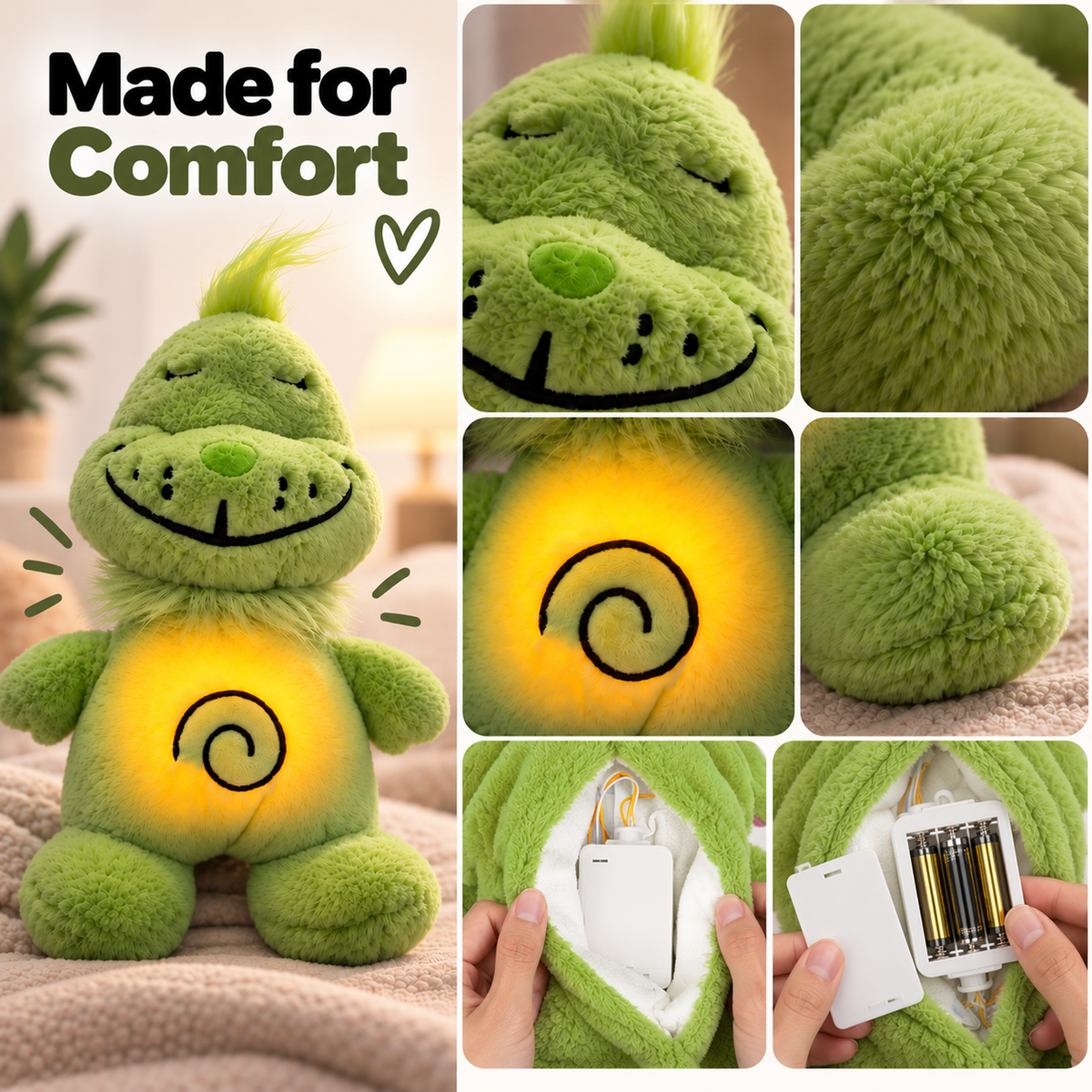Breathing Plush for Anxiety